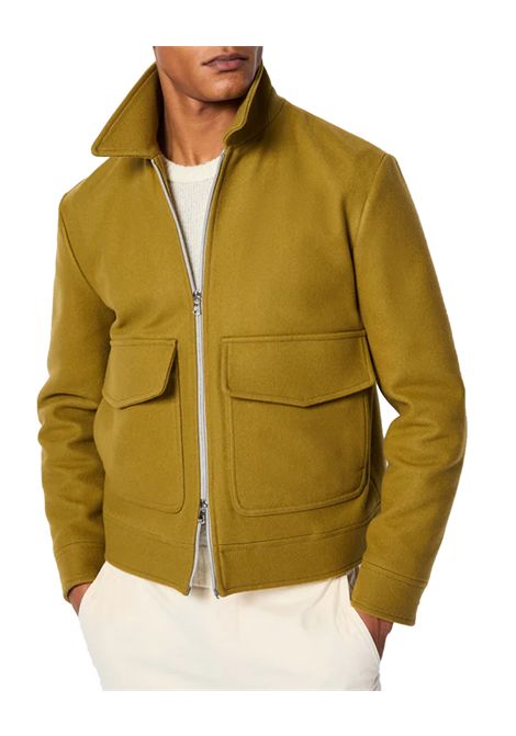 Giacca L.B.M 1911 uomo 936957516 Verde mischia di lana poliammide e cashmere taglio classico regolatori su fianchi e fondo manica tasche applicate con pattina L.B.M. 1911 | Giacche | 9369575165
